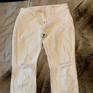 DL1961 Emma skinny in white